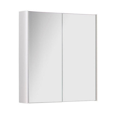 Clifton 500mm Madison Bathroom Mirror CabinetWhite Gloss from B&Q
