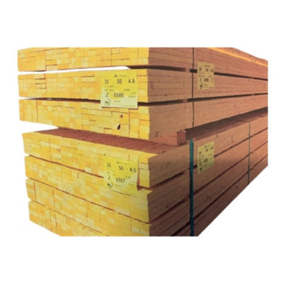 MarlboroughPack Of 10 (Total 10 Units)25mm X 50mm Treated Roofing Batten (Bs5534)4800mm from B&Q
