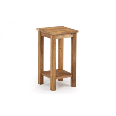 Ashfield Oiled Oak Tall Narrow Side Table from B&Q