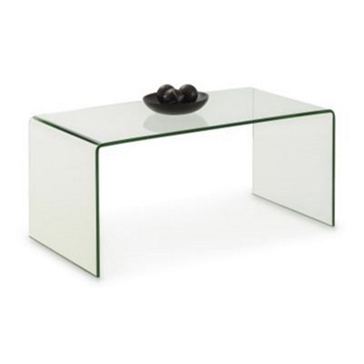 Ashfield Stylish Bent Glass Coffee Table from B&Q