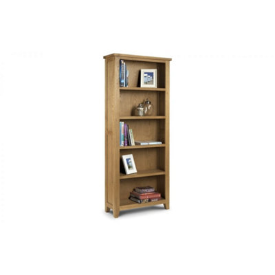 Ashfield Classic Waxed Oak Tall Bookcase from B&Q