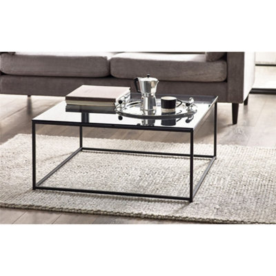 Ashfield Premium Smoked Glass Square Coffee Table from B&Q