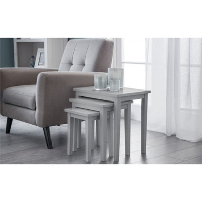 Ashfield Premium Lunar Grey Nest Of Tables from B&Q