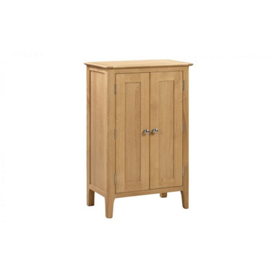 Ashfield Classic Solid Oak Shoe Cupboard from B&Q