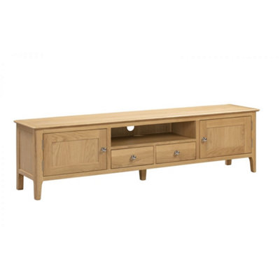 Ashfield Solid Oak Widescreen Tv/media Unit from B&Q