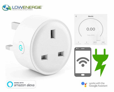 Lowenergie Energy Monitoring Smart Timer Plug-In Socket from B&Q