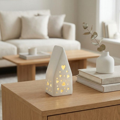 Garden Greatness Light Up Cut Out Hearts House Modern from B&Q