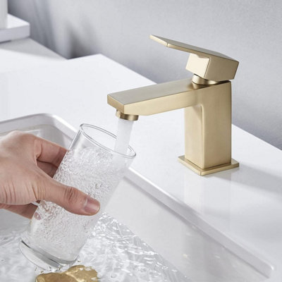  - Basin Faucet Gold Bathroom Mixer Tap And Gold Wash Basin Faucet Hot And Cold Sink Faucet