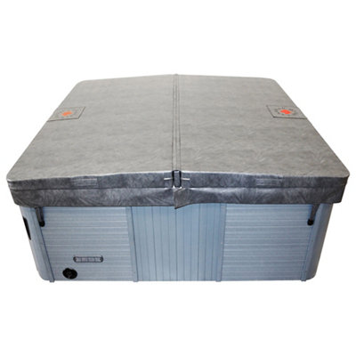 Canadian Spa Company Grey Square Cover (L) 203Cm X (W) 203Cm-38447 