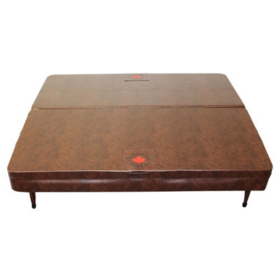 Canadian Spa Company Brown Square Cover (L) 223Cm X (W) 223Cm-38361 