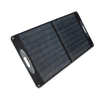 Lowenergie 100W Folding Canvas Portable Solar Panel 12V from B&Q