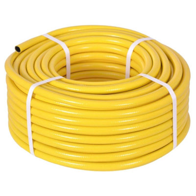 Tw Wholesale 50 Metre Yellow Garden Hose Pipe50 M Reinforced Heavy Duty Anti-Kink Watering Solution Ideal For GardeningAnd from B&Q
