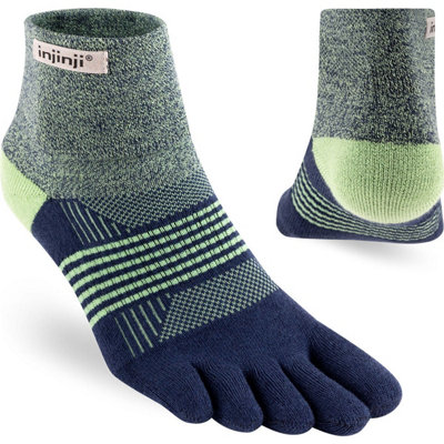 Injinji Women's Mid-Weight Trail Run Toe SocksUk: 7-10Stargazer Blue from B&Q
