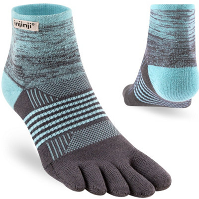Injinji Women's Mid-Weight Trail Run Toe SocksUk: 3-6Seascape Blue from B&Q