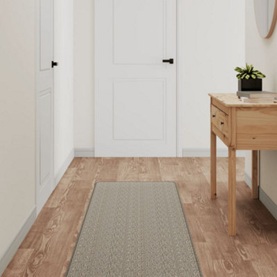 Berkfield Carpet Runner Sisal Look Taupe 50X200 Cm