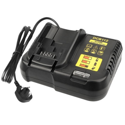 Waitley 3 A Fast Charger Compatible With Dewalt 12 V / 18 V Battery Dcb 120 Dcb 127 Dcb 200 Dcb 184 Dcb 180 Dcb 182 Dcb 181 from B&Q