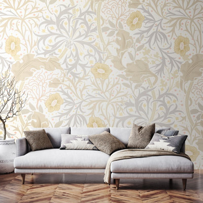 Origin Murals Trailing Seaweed GardenChalk And Stone Matt Smooth Paste The Wall Mural 350Cm Wide X 280Cm High from B&Q
