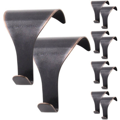 Eai Picture Hooks Moulding Dado Rail Pack Of 10 Bronze 48X32mm Easy No Drill Hanging For FramesMirrors Or Art from B&Q
