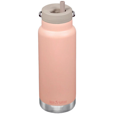 Klean Kanteen Tkwide Twist Cap W/straw Insulated Bottle 946Ml Peach Parfait from B&Q