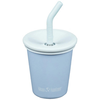 Klean Kanteen Kid's Cup With Straw Clear Sky 296Ml