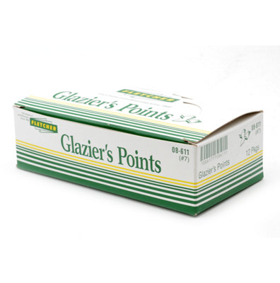 Fletcher Terry 08-611 Glazier's Push PointsPer Carton Of 12 1Oz. Boxes1200 Points from B&Q