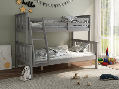 Bedmaster Carra Grey Triple Sleeper Bunk from B&Q