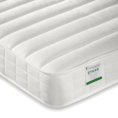 Bedmaster Ethan Quilted Low Profile Mattress Single from B&Q