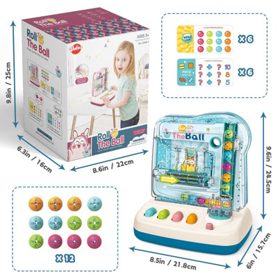 B&Q -  Rolling Track Ball Puzzle Game ToysInteractive Educational Toy Stimulating Creativity