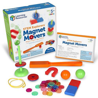  - Learning Resources Stem Explorers Magnet MoversAges 59Magnetic Science KitHands-On Physics Experiments
