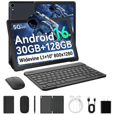 Whitedeer Tablet Android 1610 Inch 30 Gb Ram 128 Gb Rom / 2 TbTablets Octa-Core Processor10 With Pen And KeyboardWifi from B&Q