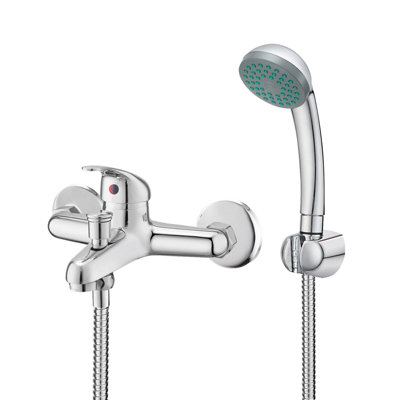 Bathwest Wall Mounted Bath Mixer Tapbathroom Tub Mixer Tap Bath Shower Filler Tap Chrome Shower Faucet from B&Q