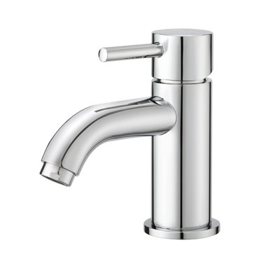 Bathwest Bathroom Mono Basin Mixer Tap Chrome Brass Sink Mixer Taps from B&Q