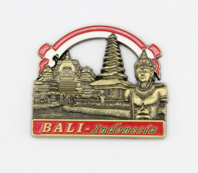 3DBaliDenpasarSouvenir Fridge Magnet Kitchen Decor Holiday Gift -Metal from B&Q