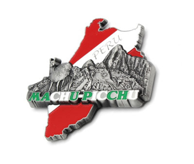 3D-Machu Picchu -Peru Souvenir Fridge Magnet Kitchen Decor Holidaygift-Metal from B&Q