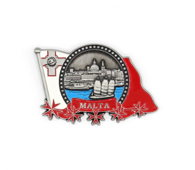 3DMaltaVallettaSouvenir Fridge Magnet Kitchen Decor Holiday Gift -Metal from B&Q