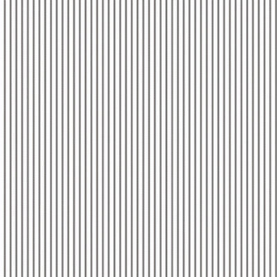 B&Q -  Pretty Prints Black Ticking Stripe Wallpaper Roll