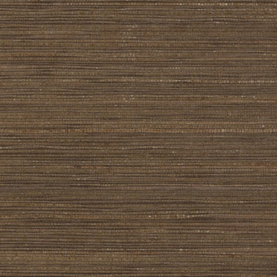 Galerie Grasscloth 2 Pearlescent Dark Brown Seagrass Grasscloth Wallpaper Roll from B&Q