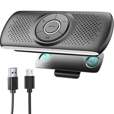 Letrade Hands Free Car Phone Kit Bluetooth,support Siri Google Assistant Voice Commands Calls,gpsMusic With Tf Card Slot from B&Q