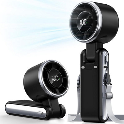 Bearwind Portable Handheld Turbo Fan5 Gear High Speed 4000 Mah Rechargeable Mini Personal Hand Blow Cold AirBattery Operated from B&Q