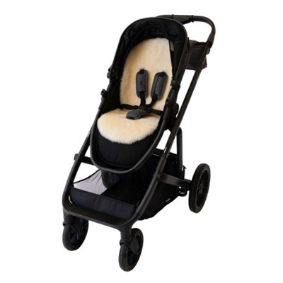 Naturally Sheepskins Baby Sheepskin Snuggly Pram Liner Natural from B&Q