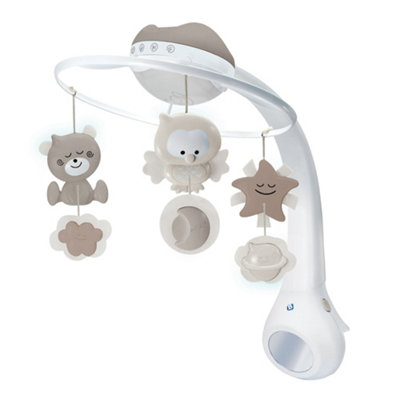 B&Q -  Projector Musical Baby Mobile Grey