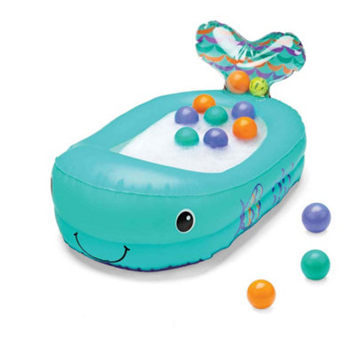 B&Q -  Whale Bubble Ball Inflatable Bath Tub