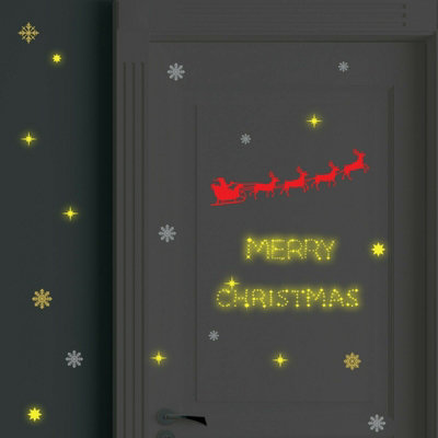 Walplus Crossing Over The Silent Night Stickers Decals Bedroom Home Decorations from B&Q