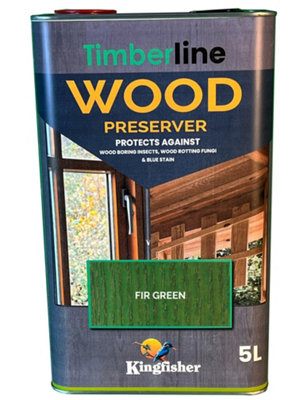 Kingfisher Building Products Timberline Wood Preserver - Fir Green - 5 Litre