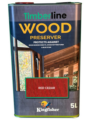 Kingfisher Building Products Timberline Wood Preserver - Red Cedar - 5 Litre