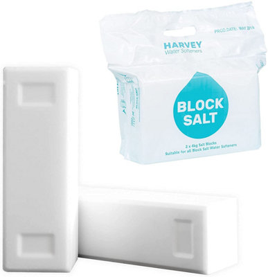 Harvey Block Salt For Water Softeners Original Pure Grade A Food Quality 3 BagsSecurely Boxed Each Bag Contains 2 Blocks from B&Q