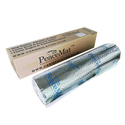 PeaceMAT Camper Van Sound DeadeningCar Butyl Noise Dampening Mat3M RollSilver from B&Q