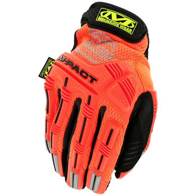 Mechanix Wear M-Pact Hi-Viz Gloves Fluorescent Orange Size Xxl from B&Q