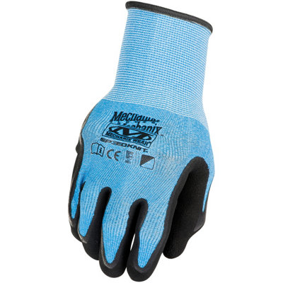 Mechanix Wear Speedknit Coolmax Blue Size M from B&Q