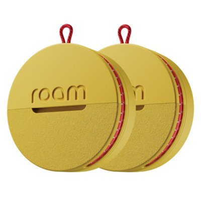 Roam Smart Gps Tracker For ItemsKeys & Bags2 Pack YellowWaterproofLong BatteryIphone & Android Compatible from B&Q